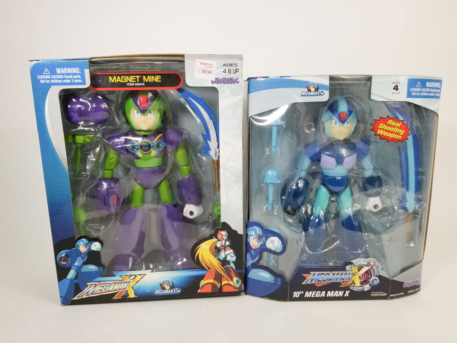 Two Vintage Mega Man X Action Figures in Original Packaging (1 of 5)