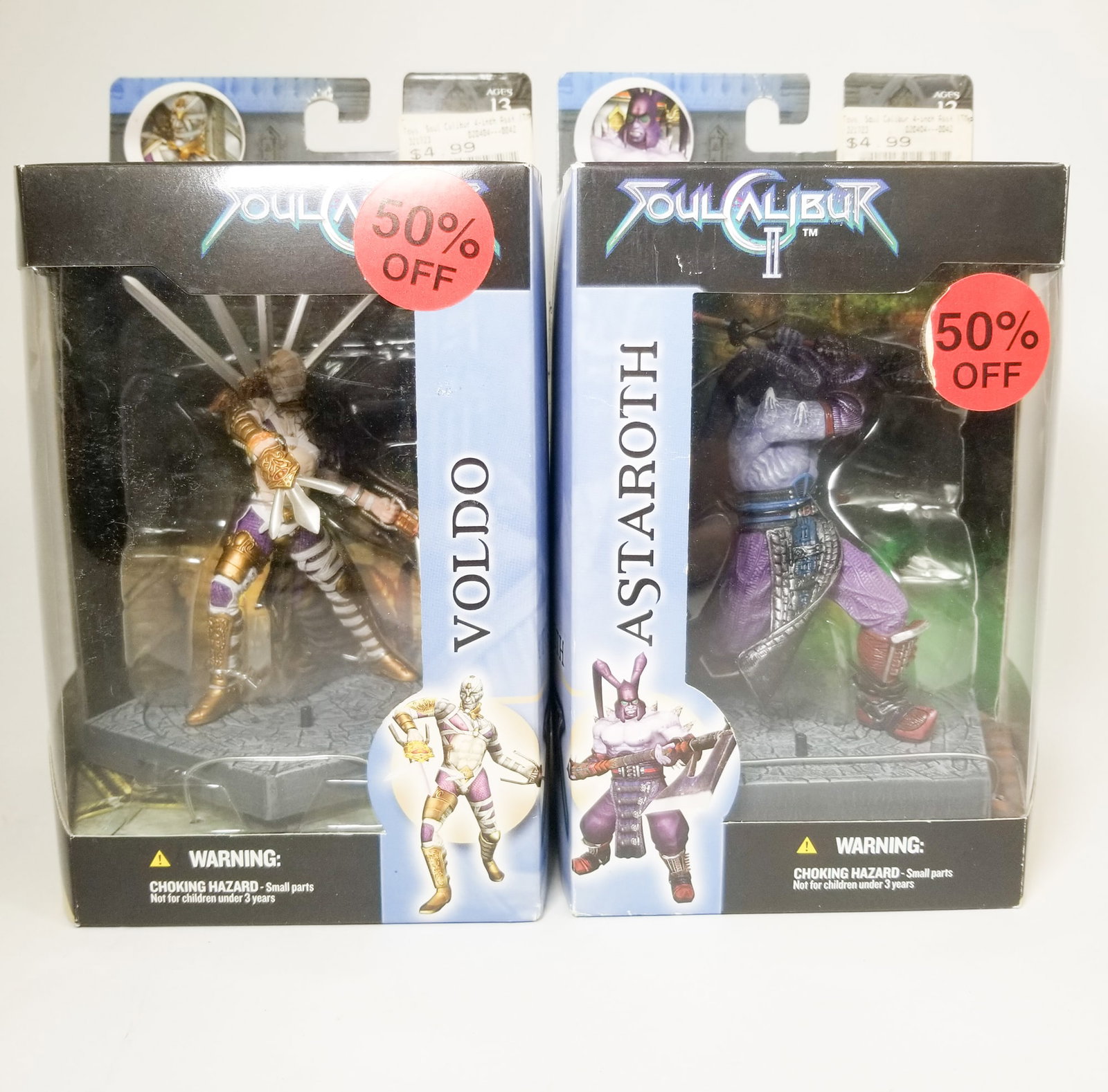 Two 2003 Soul Calibur II Action Figures in Original Box: Two 2003 Soul Calibur II Action Figures in Original Box: Voldo - Astaroth Size 9" x 6" x 6" Literature Brooks Auction is not responsible for outbids. Questions? Call the office at (856) 694-2960 or