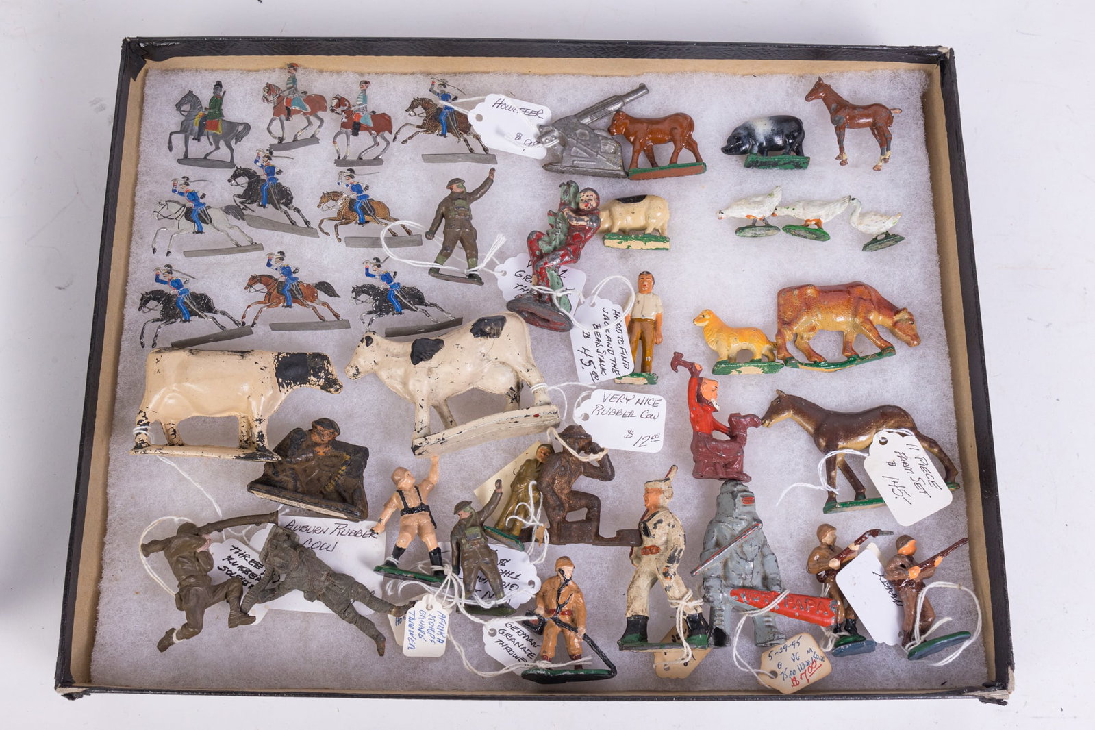 Antique Lead & Rubber Toys Featuring Auburn, Manoil & Grey Iron: Antique Lead & Rubber Toys Featuring Auburn, Manoil & Grey Iron Size 13" x 17" x 2" Literature Brooks Auction is not responsible for outbids. Questions? Call the office at (856) 694-2960 or email us