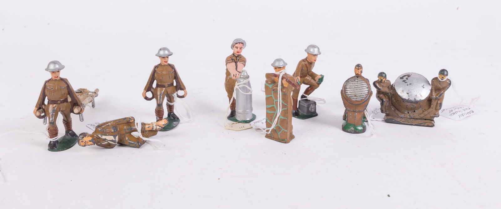 Antique Manoil & Barclay Lead Toys Featuring Rare Gurney Soldiers: Antique Manoil & Barclay Lead Toys Featuring Rare Gurney Soldiers Size 7" x 12" x 12" Literature Brooks Auction is not responsible for outbids. Questions? Call the office at (856) 694-2960 or email