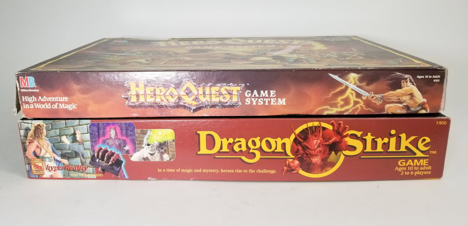 Vintage Dragon Strike & Hero Quest Games (1 of 3)