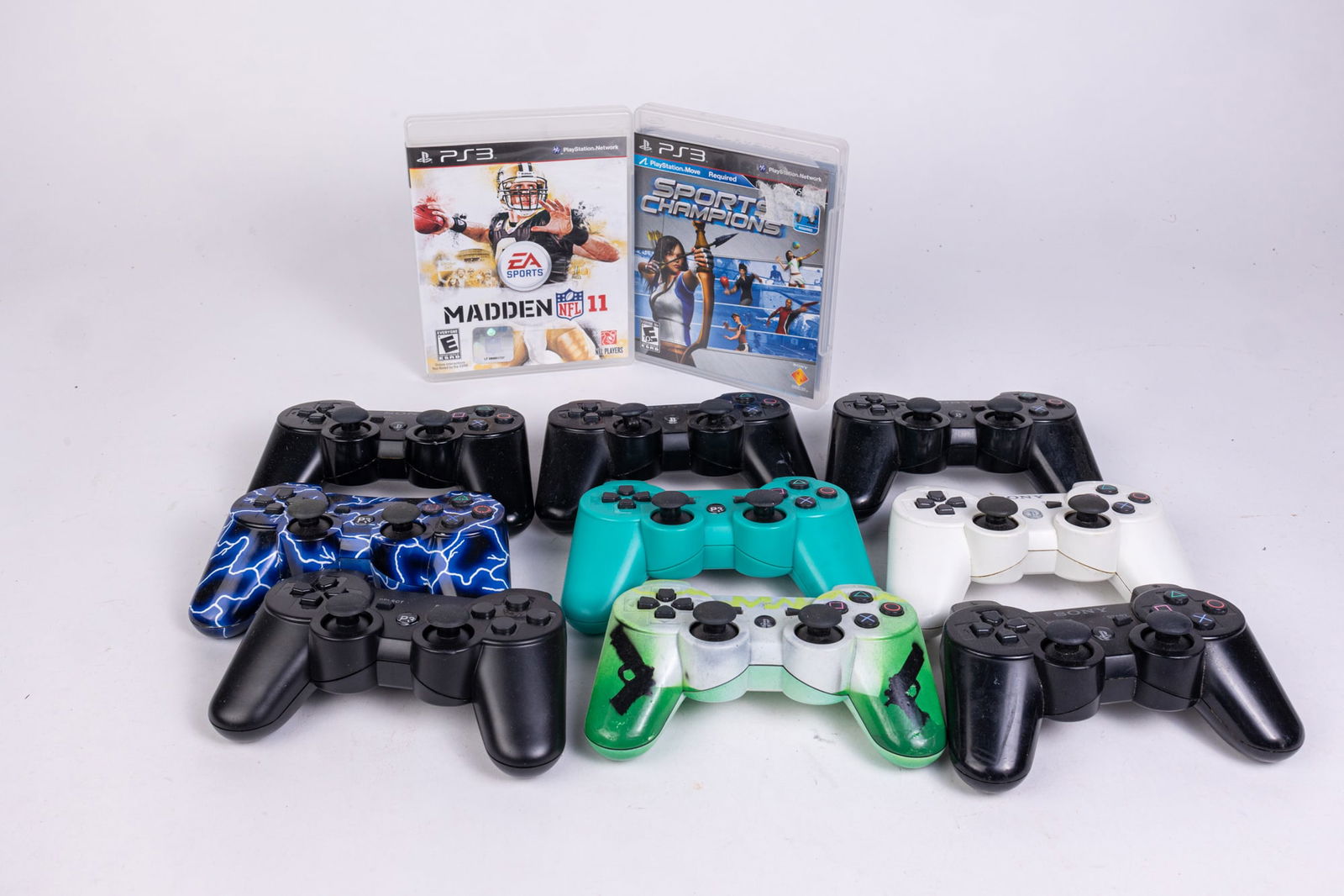 Assorted Sony Playstation PS3 Controllers & Games (1 of 6)