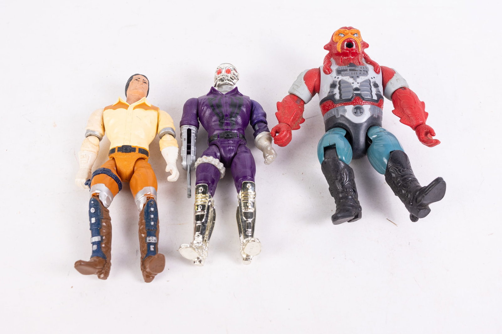 Vintage 80's Bravestarr Mattel Action Figures Featuring Thunder Stick: Vintage 80's Bravestarr Mattel Action Figures Featuring Thunder Stick Size 7" x 12" x 12" Literature Brooks Auction is not responsible for outbids. Questions? Call the office at (856) 694-2960 or em