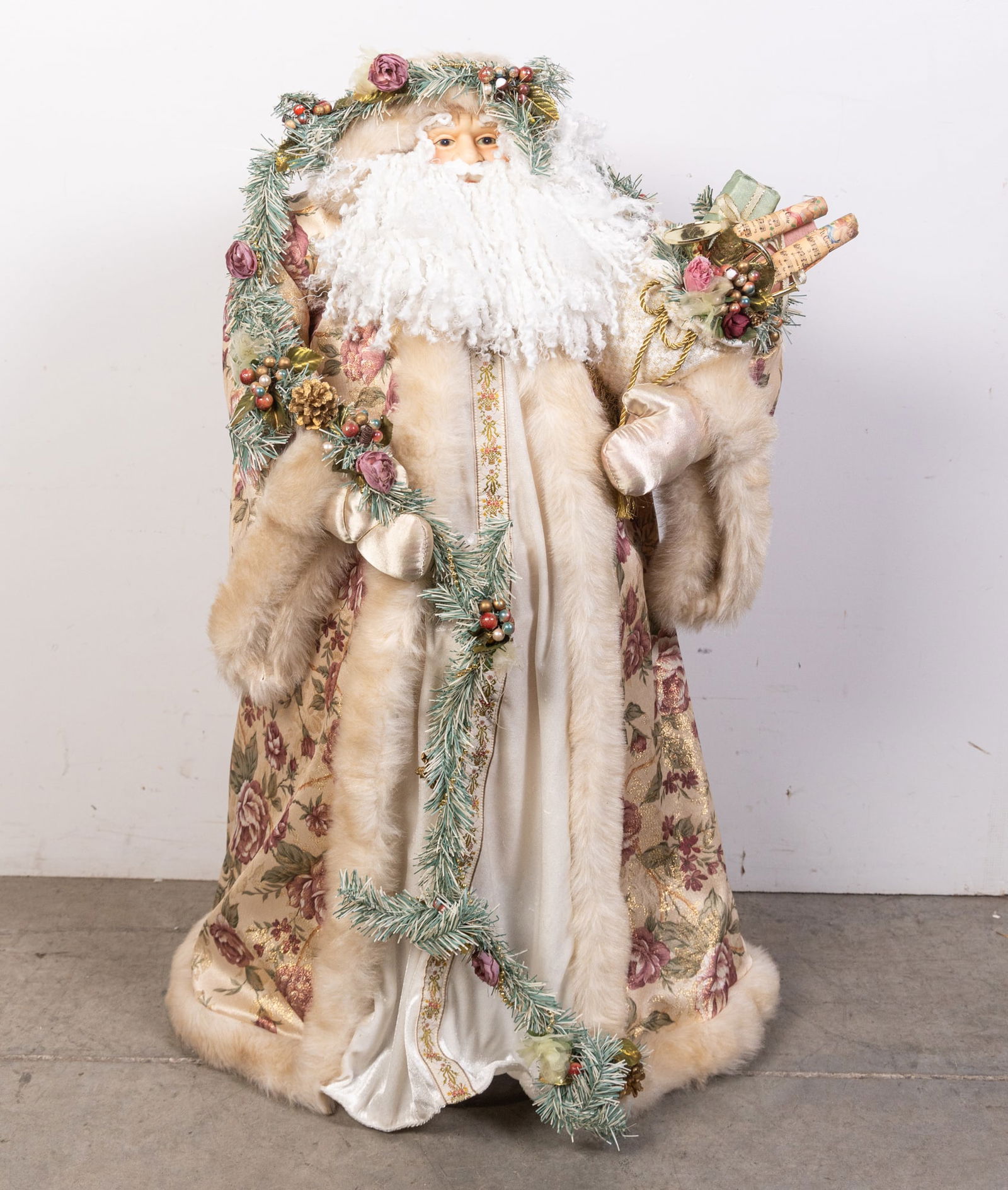 Decorative 38" Standing Santa Sculpture: Decorative 38" Standing Santa Sculpture Size 38" H Literature Brooks Auction is not responsible for outbids. Questions? Call the office at (856) 694-2960 or email us directly at info@brooks.auction.
