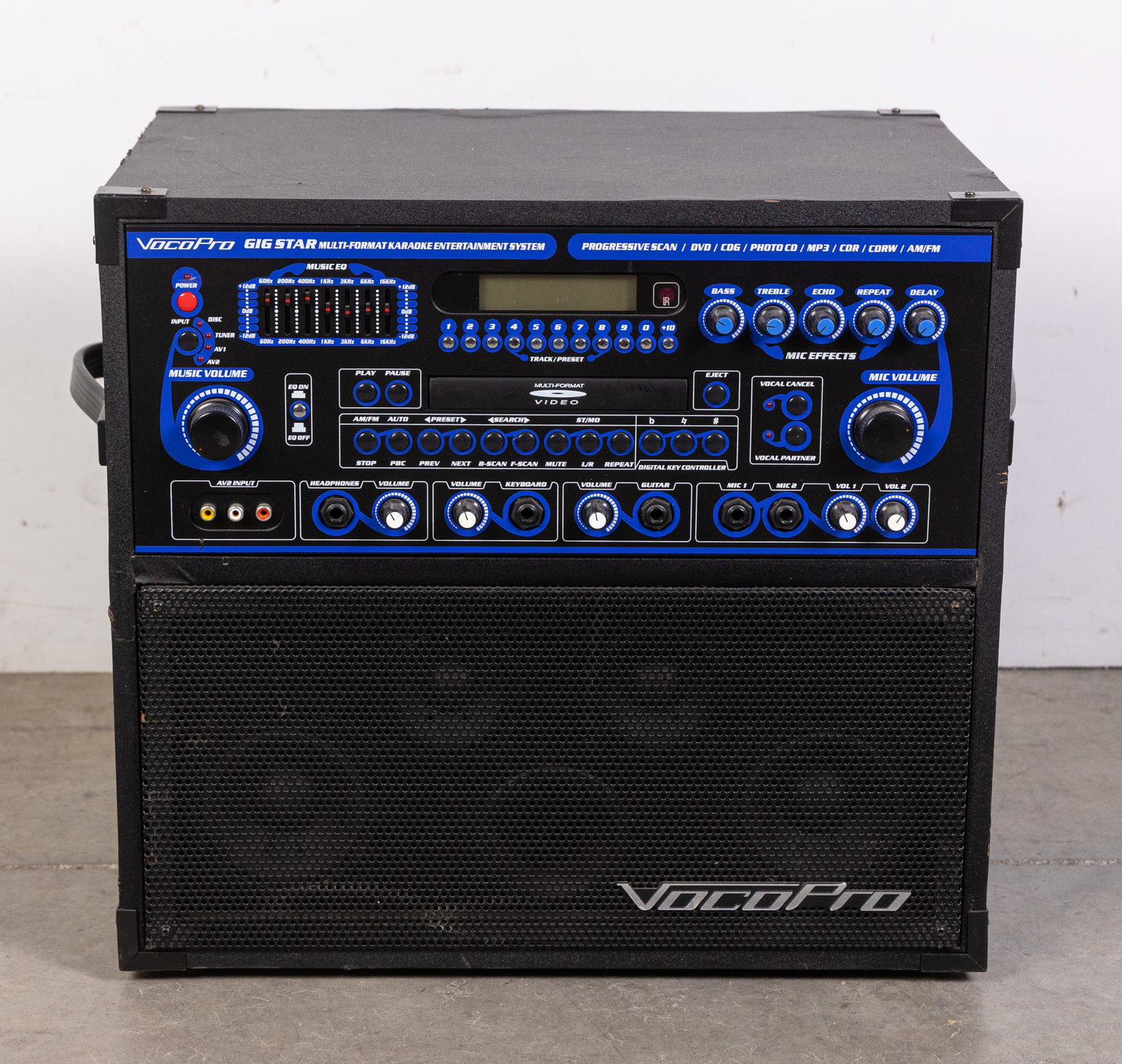 VocoPro Gig Star Portable Professional Karaoke Machine Multi Format (1 of 6)