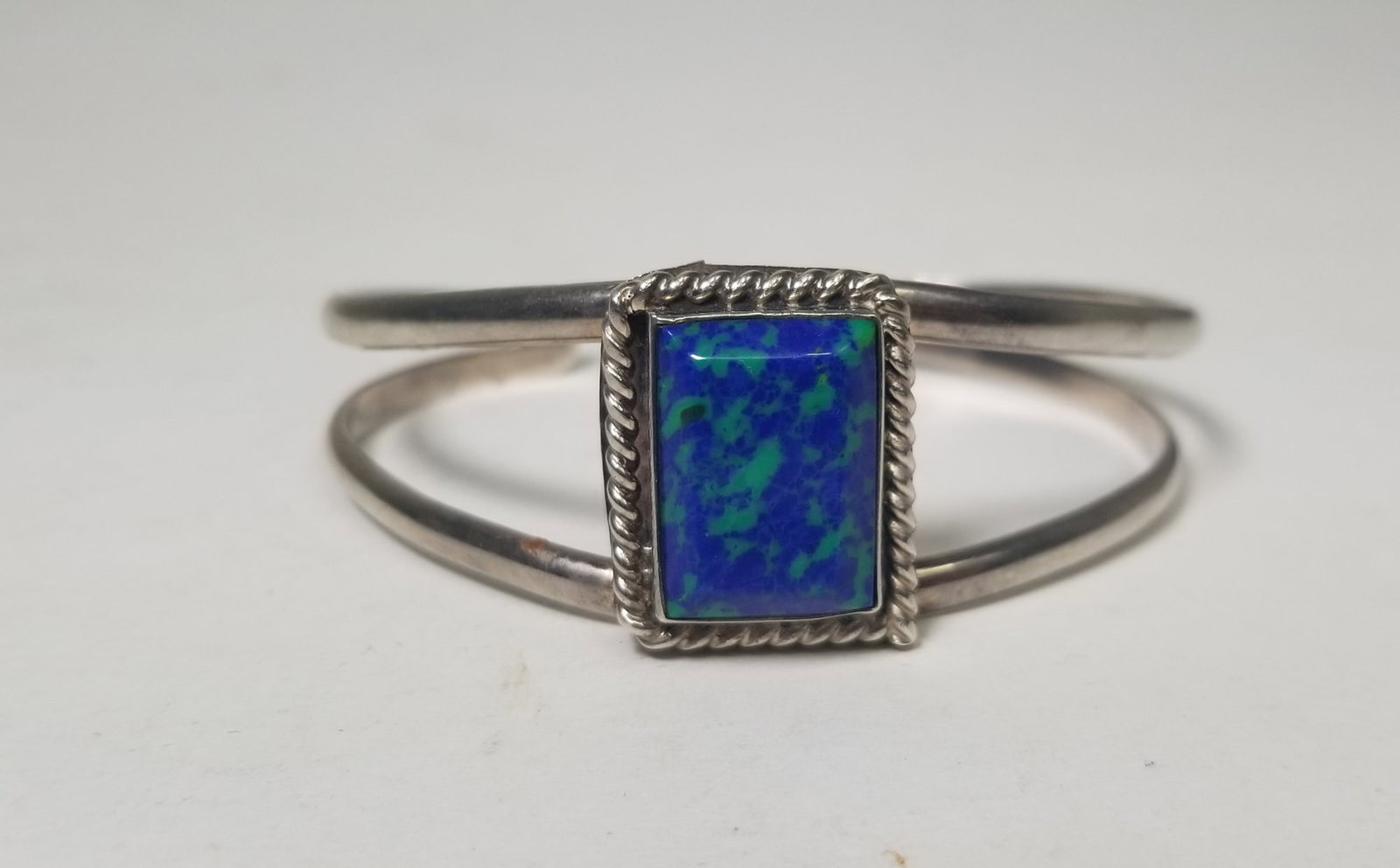 Mexican Sterling Silver Cuff: Mexican Sterling Silver Cuff, marked 925 Mexico, total weight 26.4 grams Literature Brooks Auction is not responsible for outbids. Questions? Call the office at (856) 694-2960 or email us directly at 