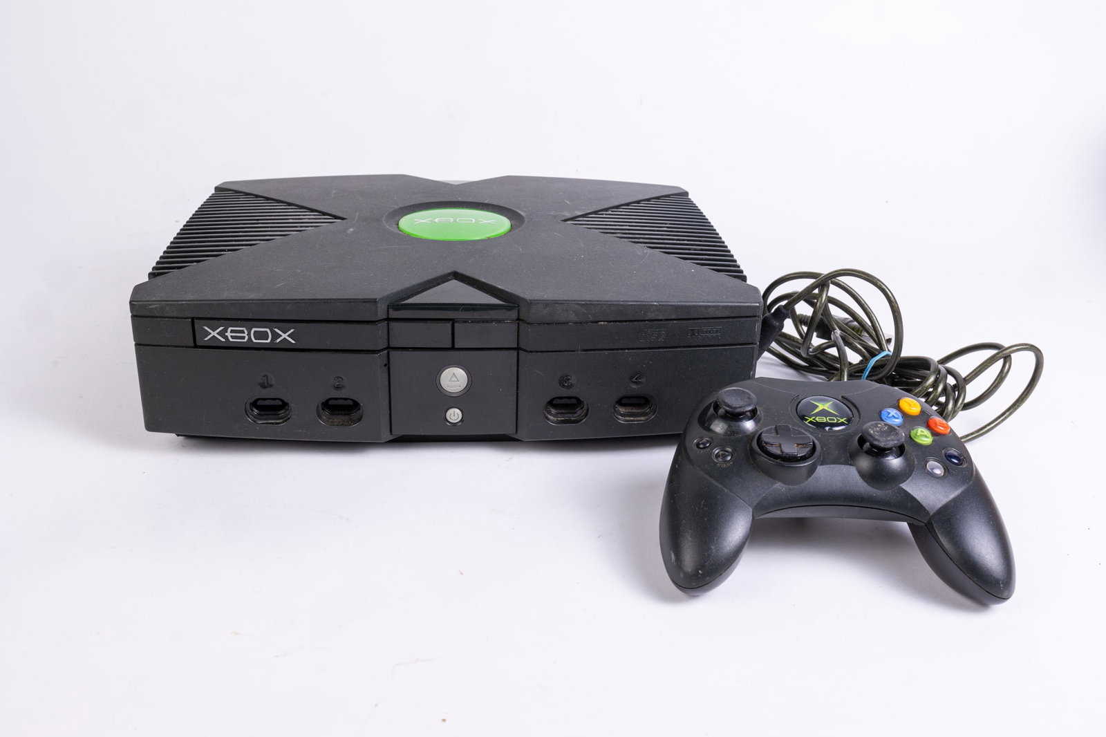 Original Xbox Microsoft Console w/ Controller Tested (1 of 7)