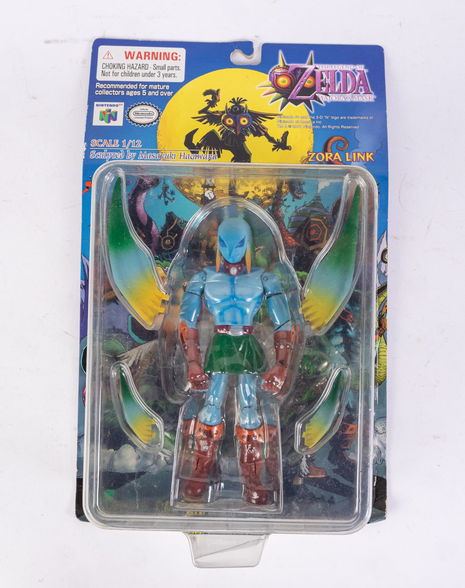 EPOCH 2001 Legend of Zelda Majora's Mask Zora Link Figure (1 of 6)