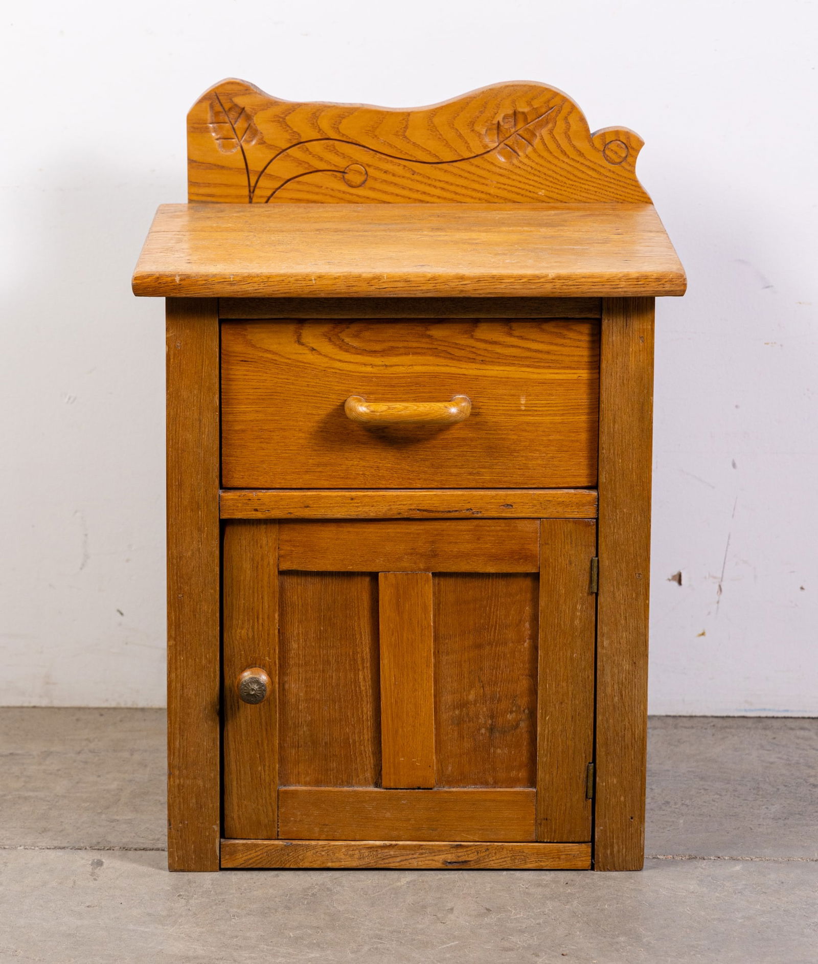 Vintage Table Top Wooden Storage Cabinet (1 of 6)
