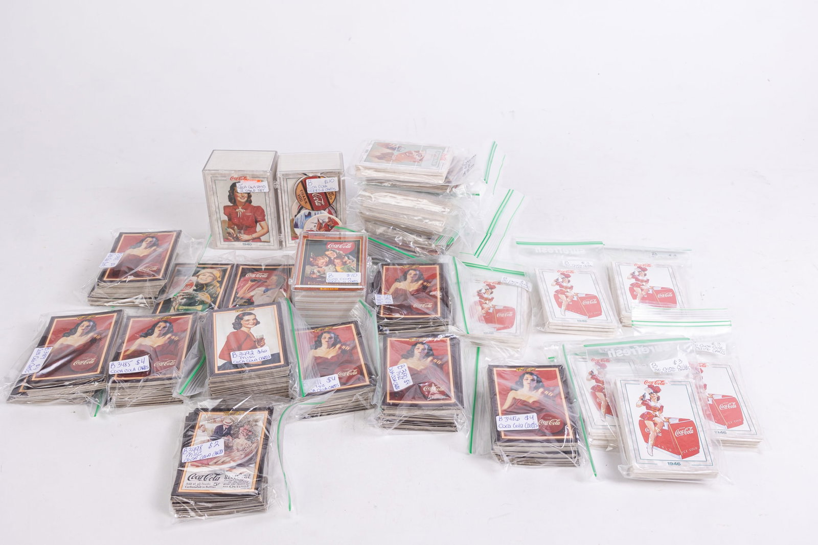 Assorted Vintage Coca Cola Sealed Trading Cards (1 of 8)
