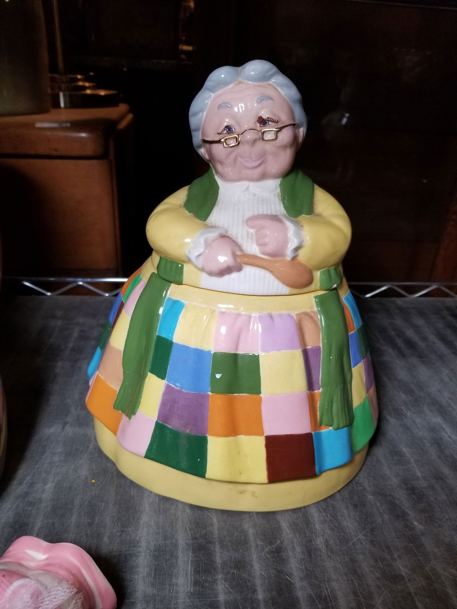 Old Lady Who Swallowed a Fly Cookie Jar: Old Lady Who Swallowed a Fly Cookie Jar Size 9.5" Literature Brooks Auction is not responsible for outbids. Questions? Call the office at (856) 694-2960 or email us directly at info@brooks.auction.<