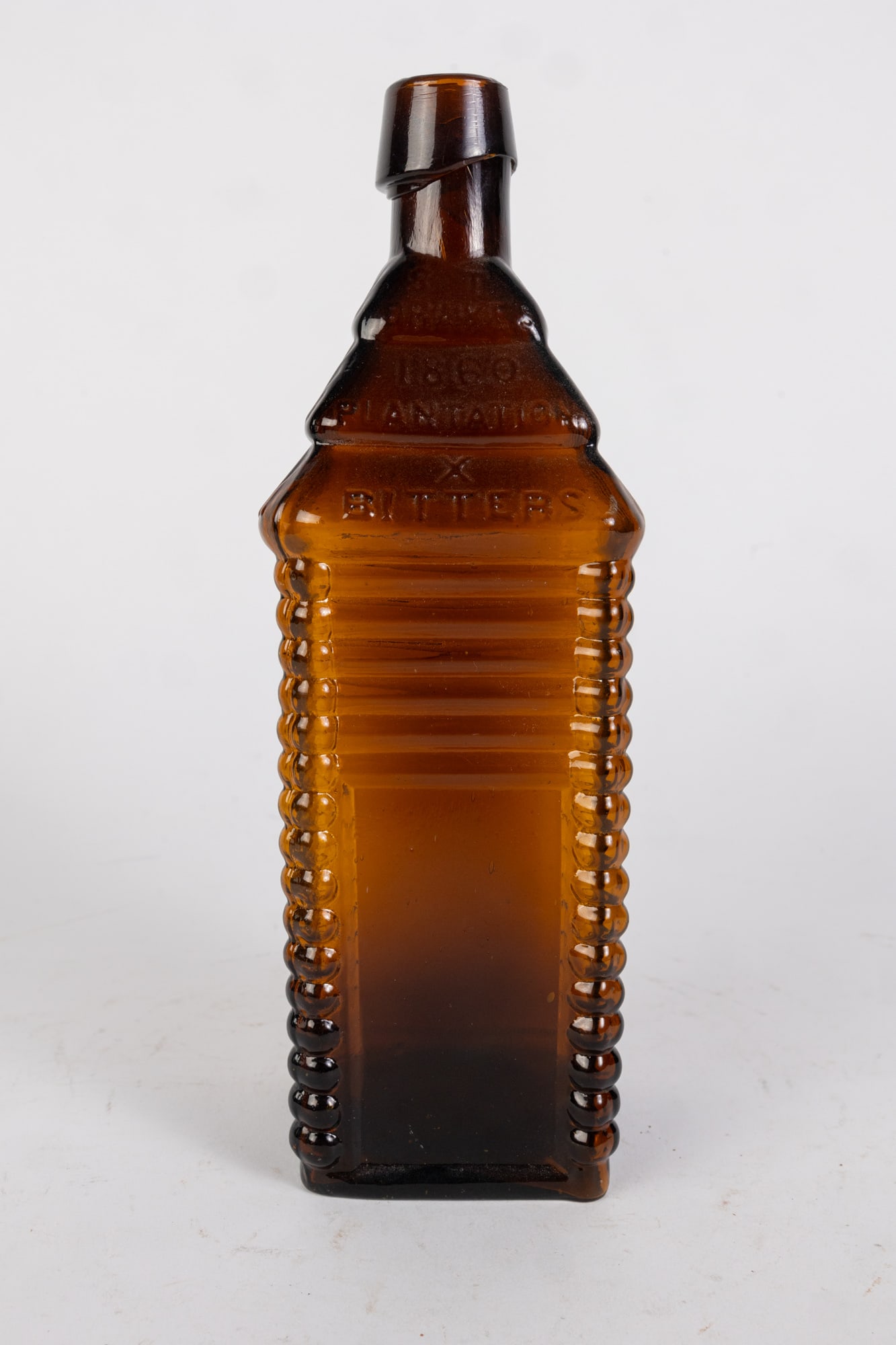 ST. DRAKES PLANTATION BITTERS FIGURAL BOTTLE (1 of 7)