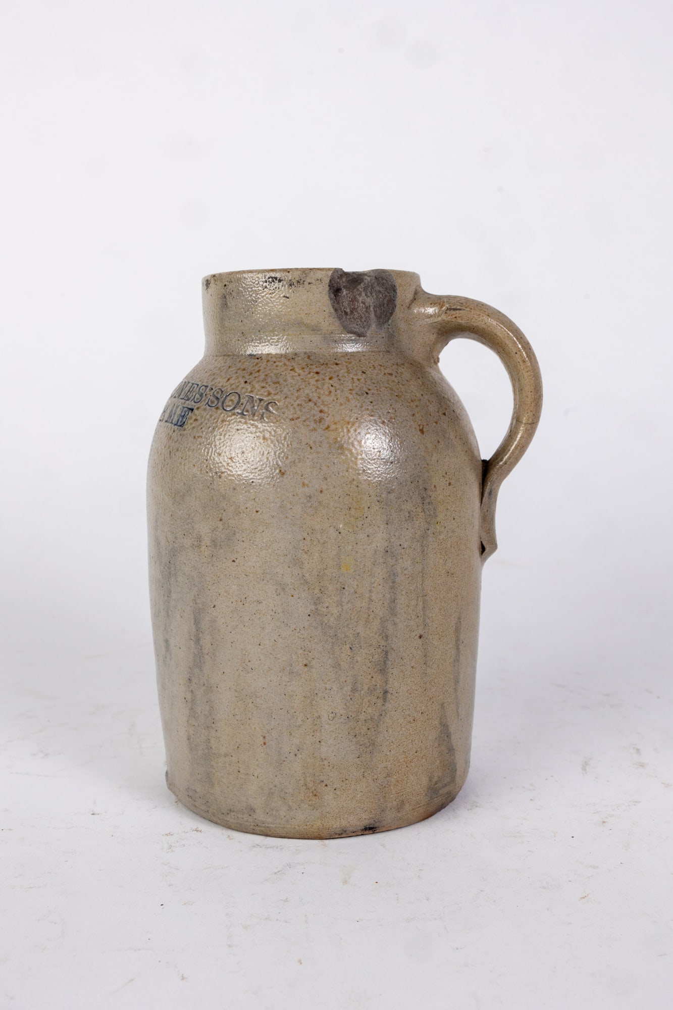 Alfred Jones' Sons Salt Glazed Stoneware Jar with Handle (1 of 6)