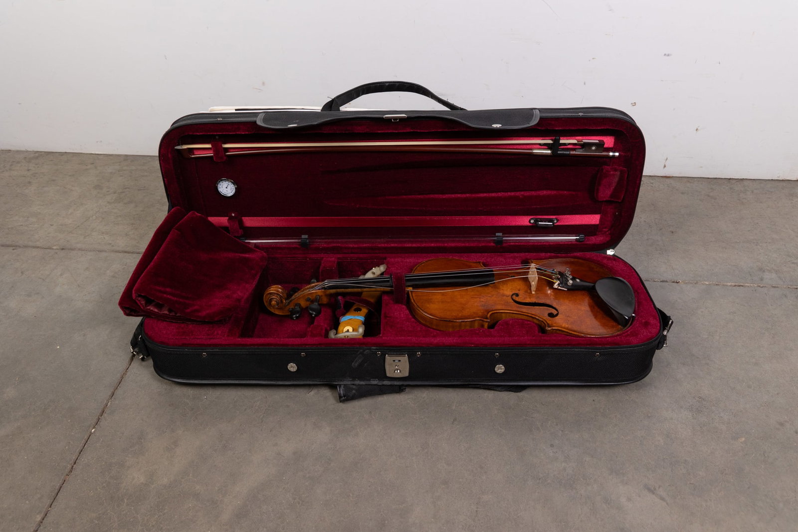 Vintage Stradivarius Violin Copy in Zippered Case (1 of 4)