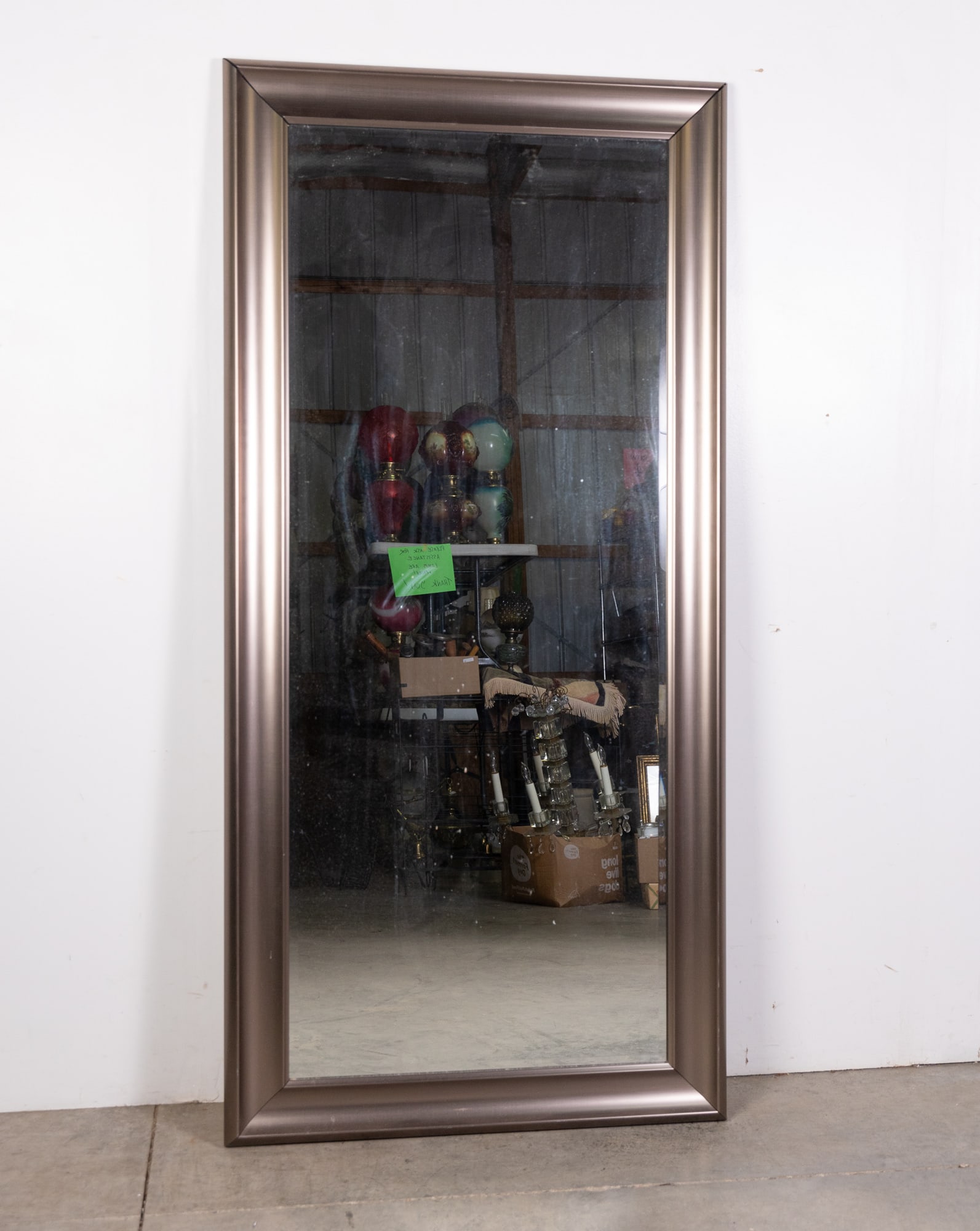 Contemporary Wall Mounted Full Length Mirror (1 of 3)