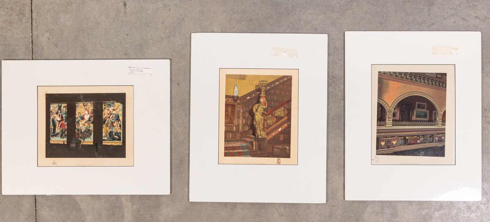 Three Lemercier Hand Colored Chromolithographs (1 of 5)