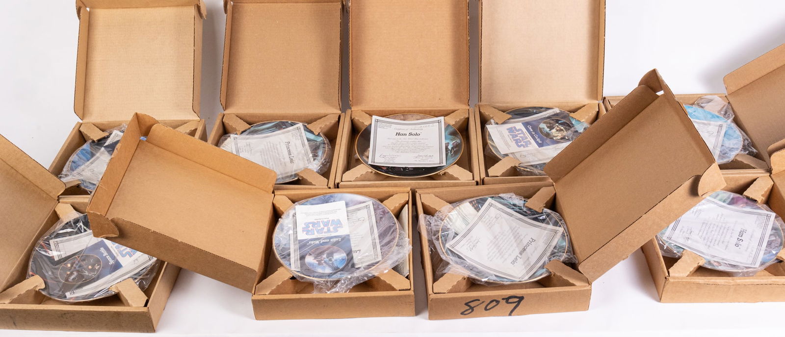 Lot of Assorted Collectible Star Wars Porcelain Plates (1 of 10)