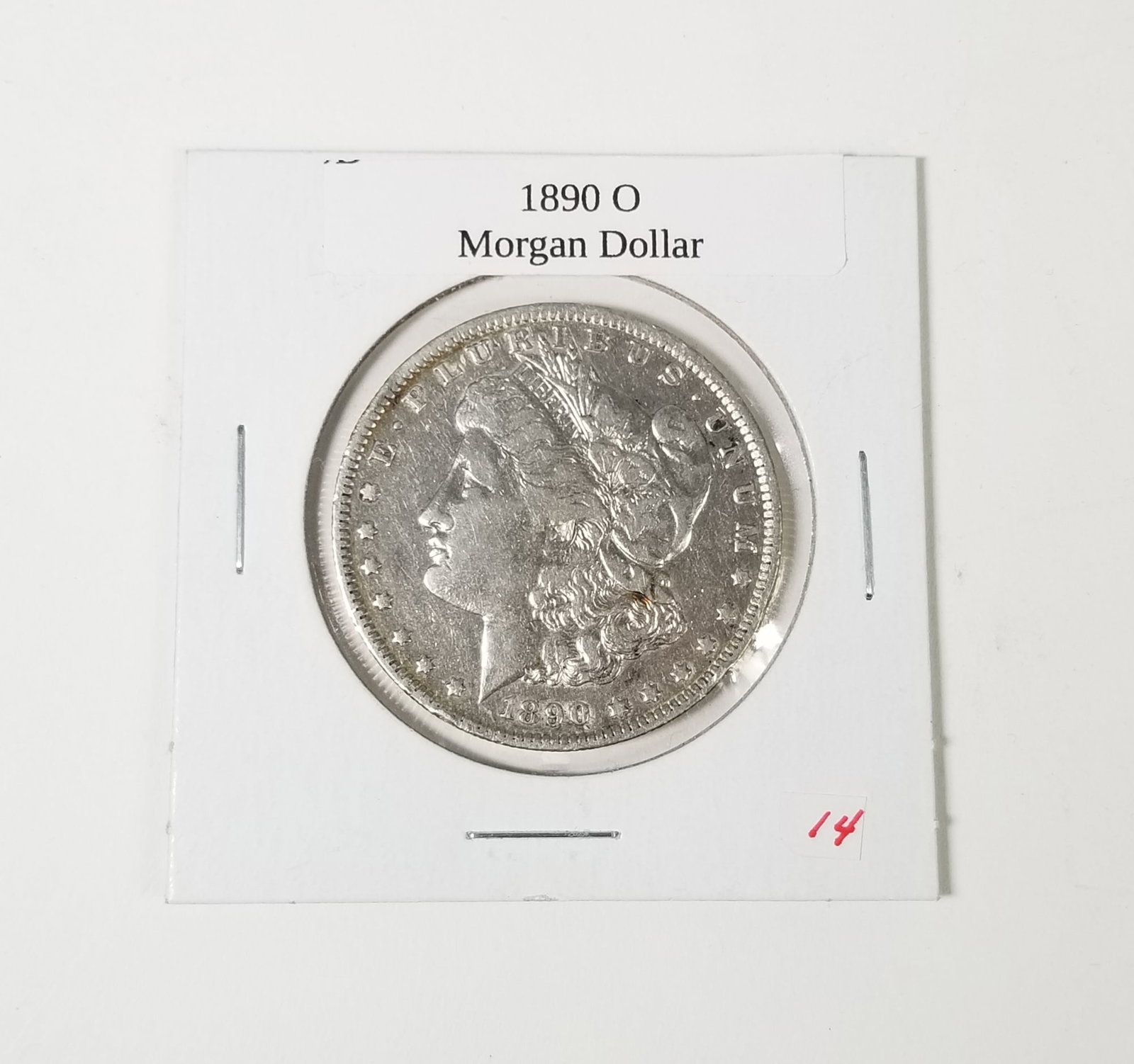 1890O Morgan Silver Dollar: 1890O Morgan Silver Dollar, .900 Silver Literature Brooks Auction is not responsible for outbids. Questions? Call the office at (856) 694-2960 or email us directly at info@brooks.auction. • Plea