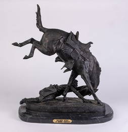 Frederic Remington (Am., 1861-1909), "Wicked Pony"