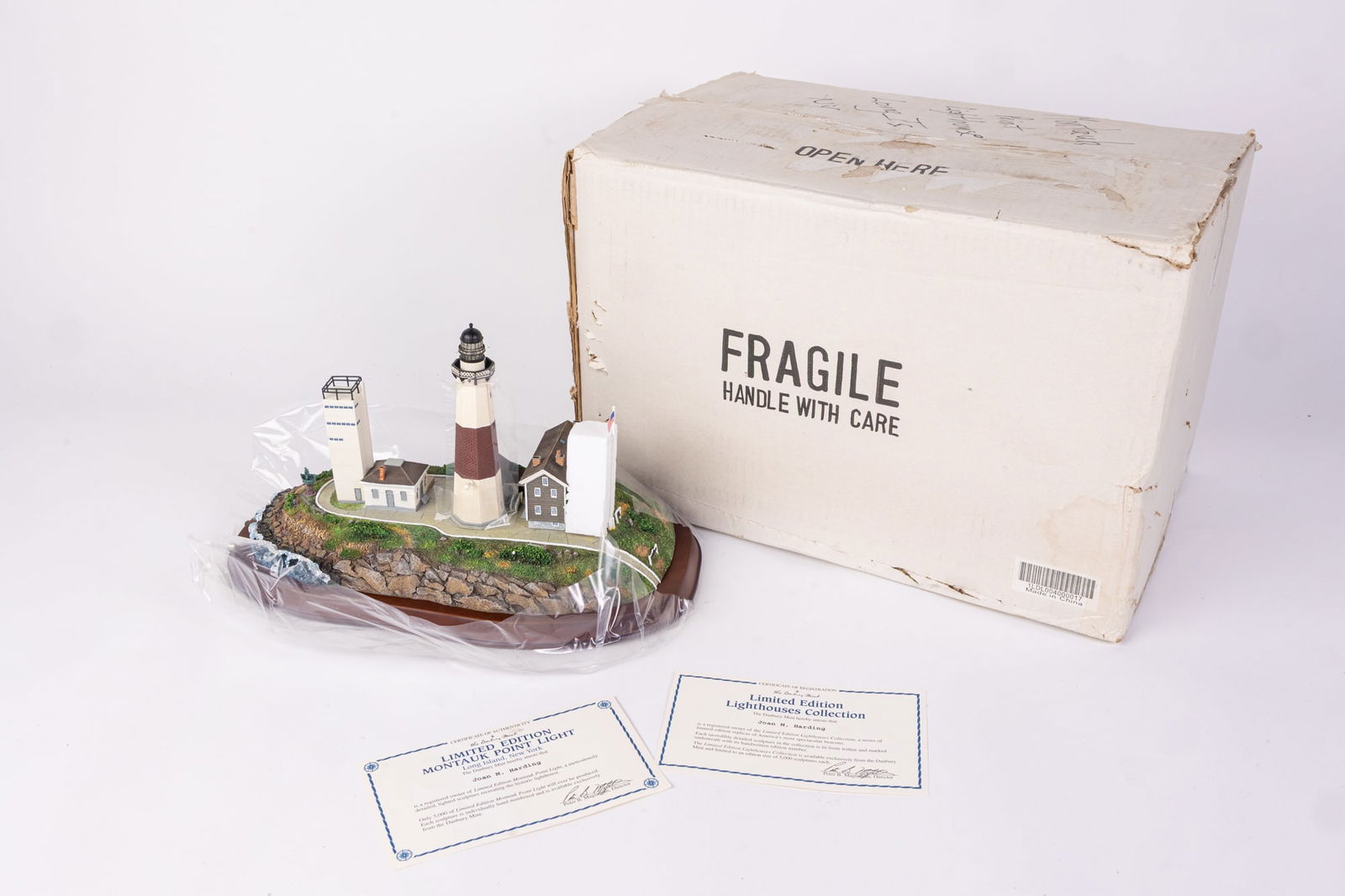 Danbury Mint Limited Edition Montauk Point Light in Original Box (1 of 4)