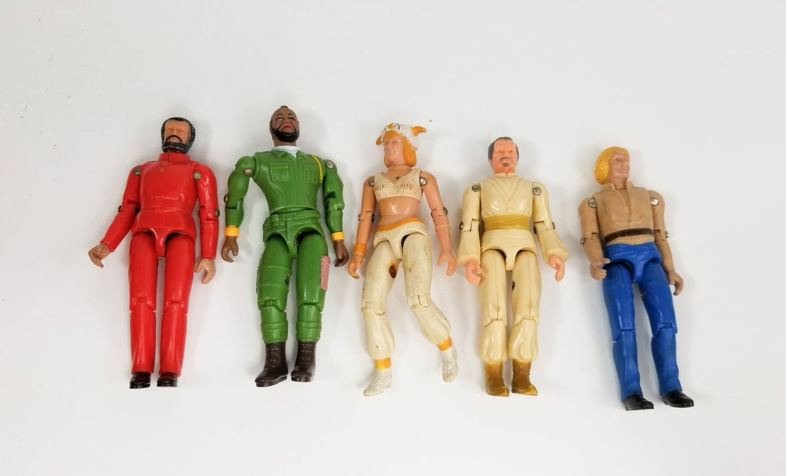 Vintage Action Figure Assortment Featuring Buck Rogers Figures: Vintage Action Figure Assortment Featuring Buck Rogers Figures Size 7" x 12" x 12" Literature Brooks Auction is not responsible for outbids. Questions? Call the office at (856) 694-2960 or email us