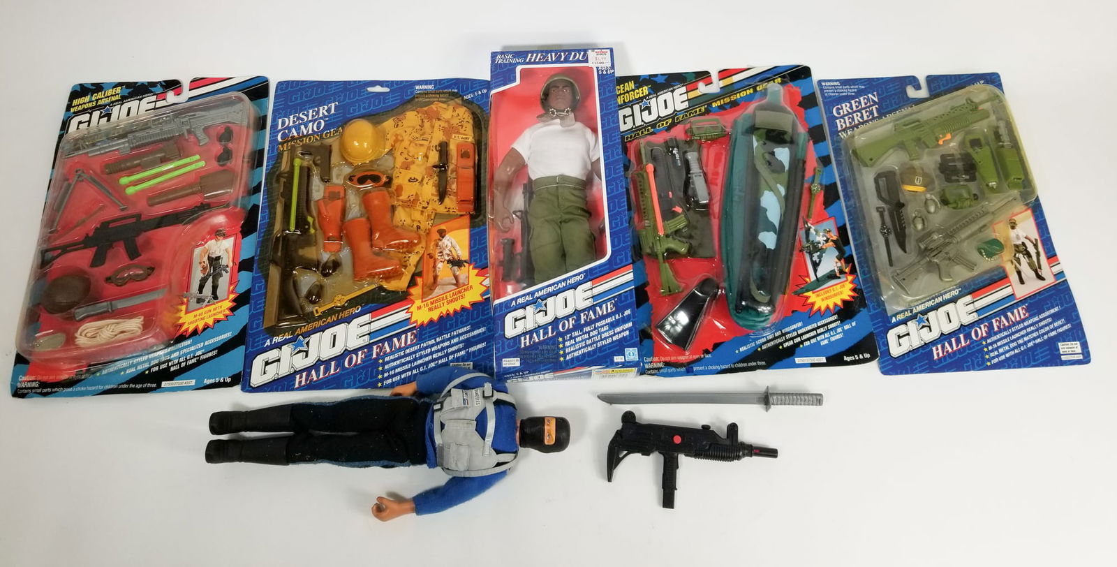 Vintage G.I. Joe Action Figures and NIB Accessories Lot (1 of 10)