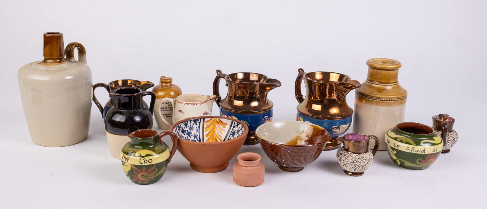 Lot of Vintage Porcelain and Stoneware: Lot of Vintage Porcelain and Stoneware Size 7" x 12" x 12" (box size) Literature Brooks Auction is not responsible for outbids. Questions? Call the office at (856) 694-2960 or email us directly at i