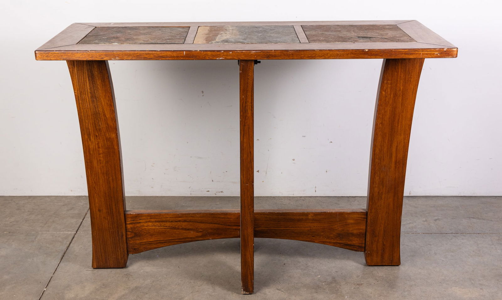 Vintage MCM Mid Century Modern Console Table: Vintage MCM Mid Century Modern Console Table Size 33" x 48" x 20" Literature Brooks Auction is not responsible for outbids. Questions? Call the office at (856) 694-2960 or email us directly at info@