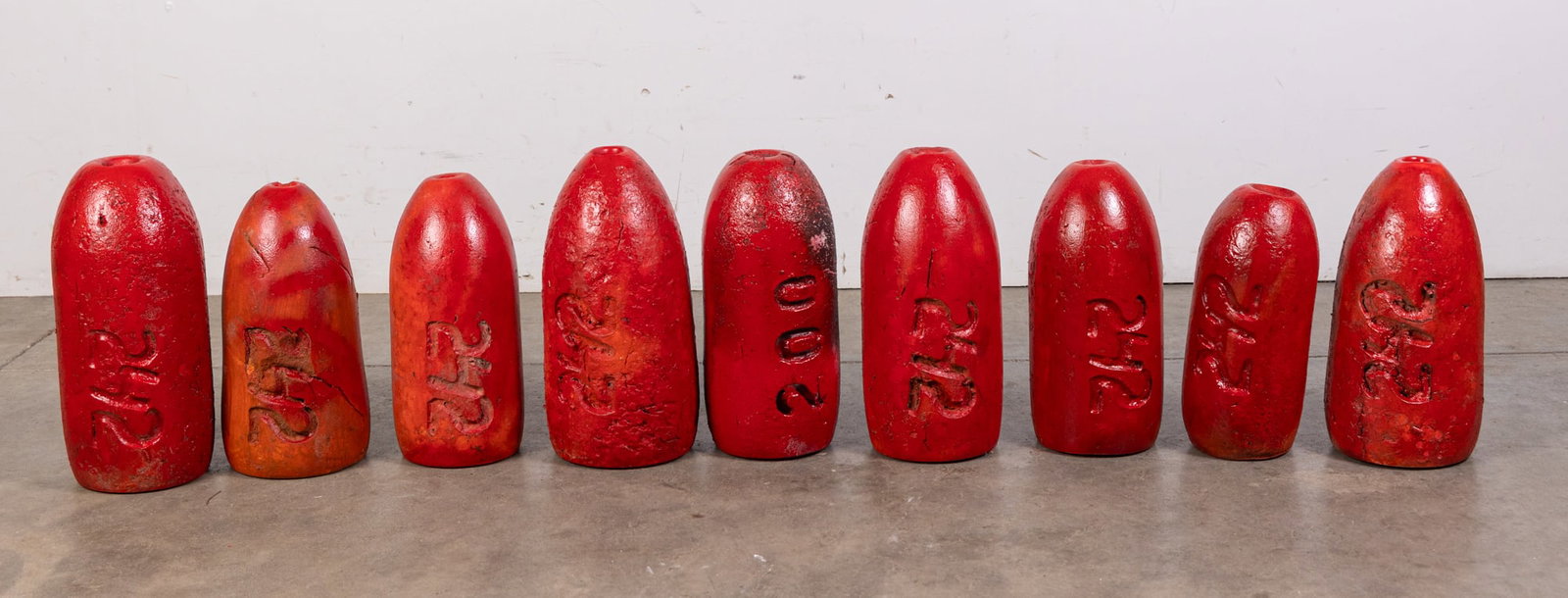 Vintage Nautical Buoy Floats: Vintage Nautical Buoy Floats Literature Brooks Auction is not responsible for outbids. Questions? Call the office at (856) 694-2960 or email us directly at info@brooks.auction. • Please read des