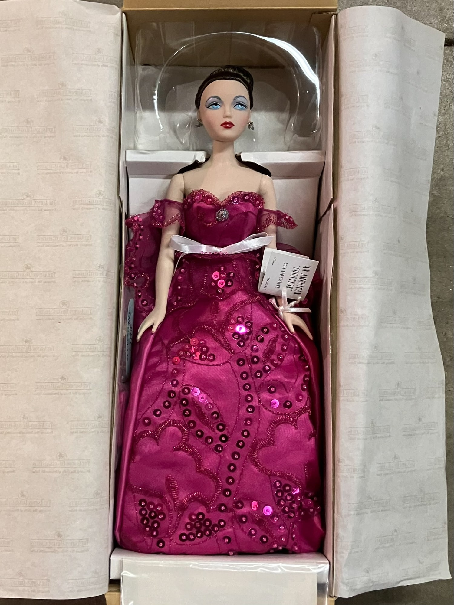Ashton Drake Gene as "An American Countess" Doll in original box: Ashton Drake Gene as "An American Countess" Doll in original box Literature Brooks Auction is not responsible for outbids. Questions? Call the office at (856) 694-2960 or email us directly at info@bro