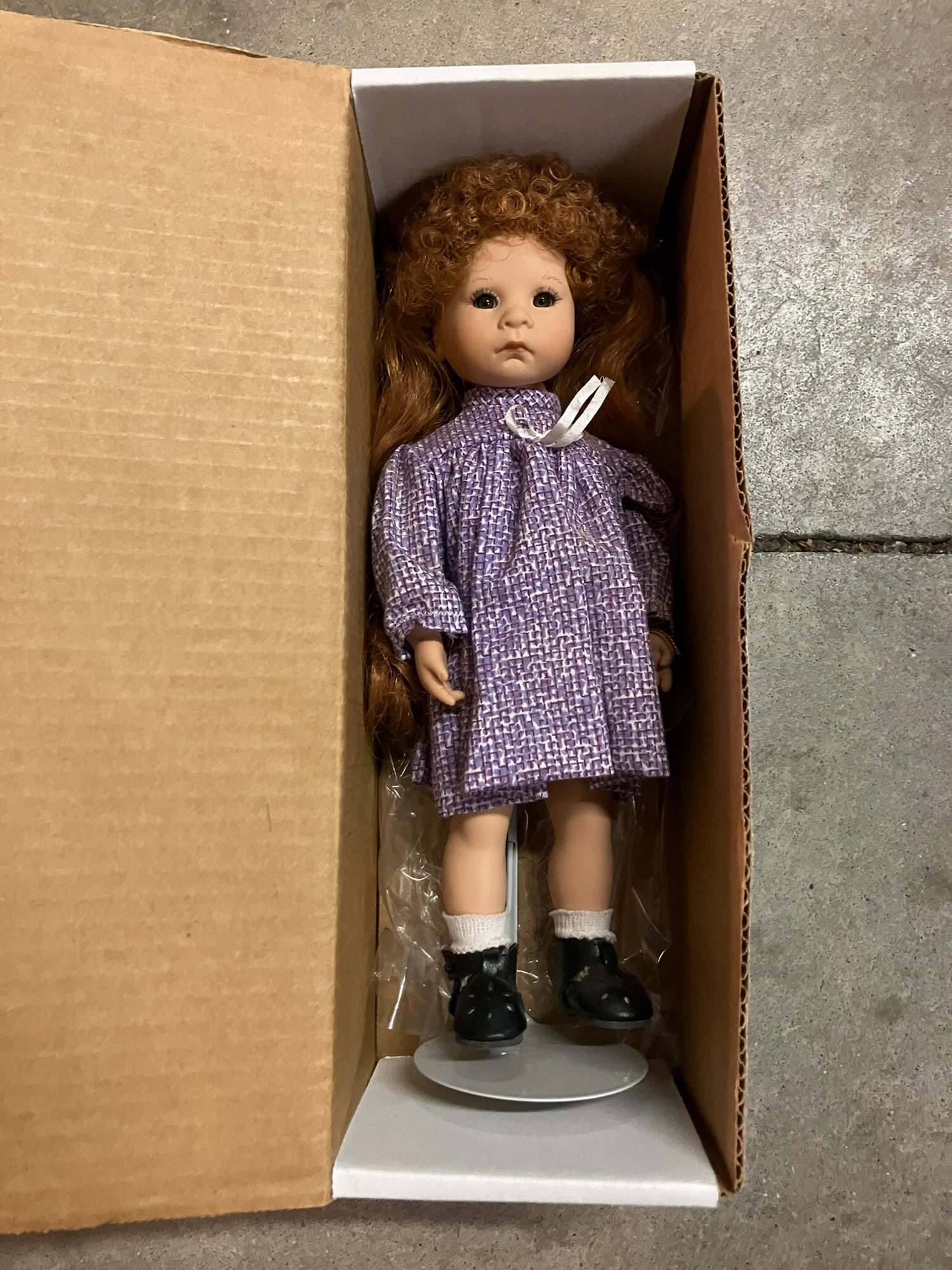 Good-Kruger "Little Stitch" Doll in original box: Good-Kruger "Little Stitch" Doll in original box Literature Brooks Auction is not responsible for outbids. Questions? Call the office at (856) 694-2960 or email us directly at info@brooks.auction. &#