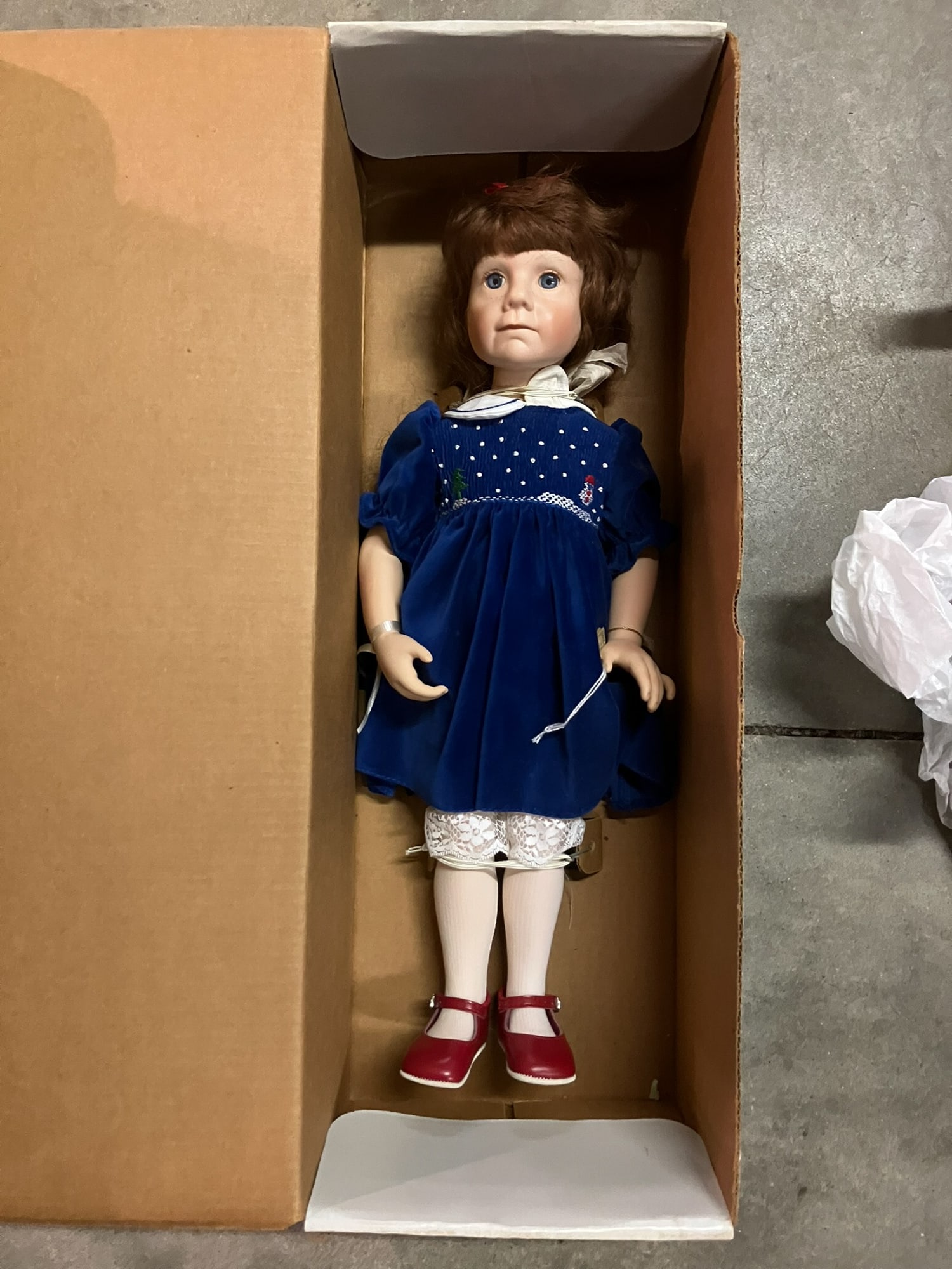 Good-Kruger "Love me for Christmas" Doll in original box: Good-Kruger "Love me for Christmas" Doll in original box Literature Brooks Auction is not responsible for outbids. Questions? Call the office at (856) 694-2960 or email us directly at info@brooks.auc