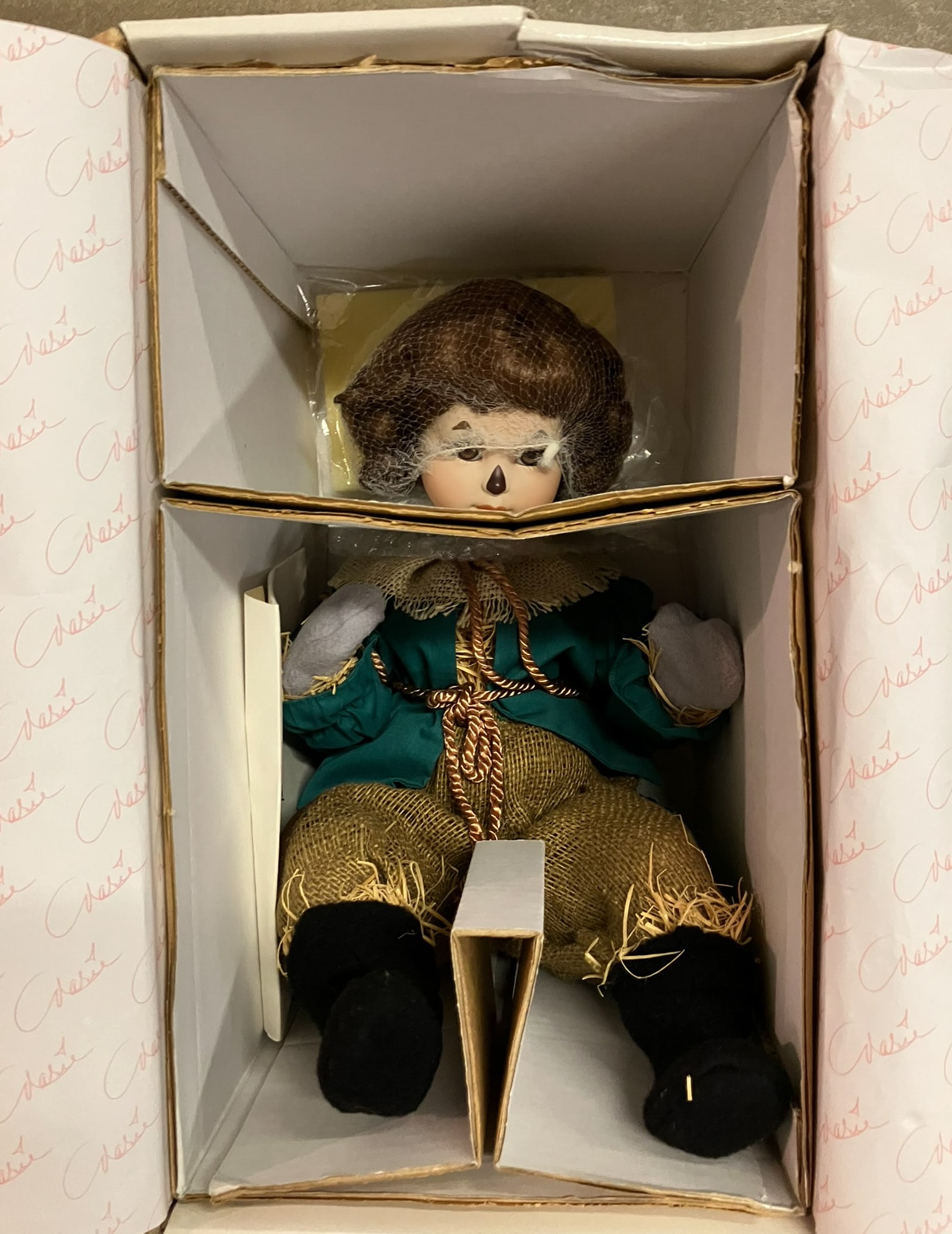 Marie Osmond "Baby Scarecrow" Doll in original box (1 of 3)