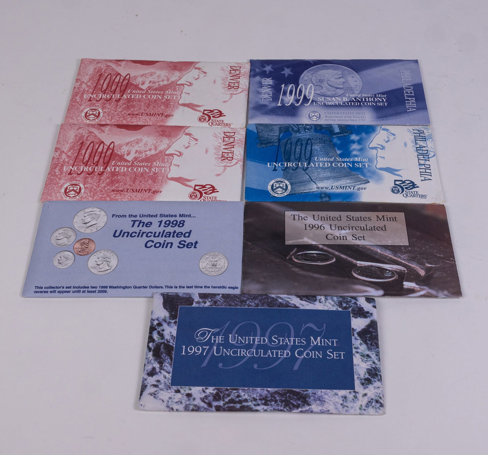 Five Uncirculated Mint Sets (1 of 10)