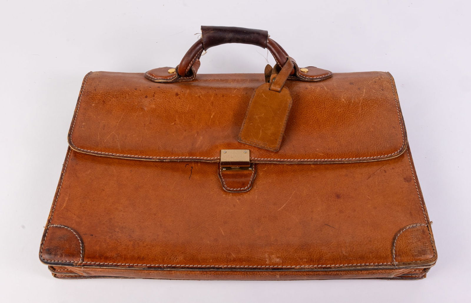 Parri Firenze Florence Vintage Leather Briefcase (1 of 6)