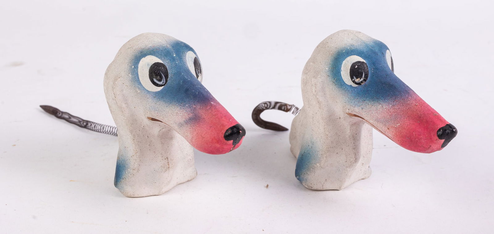 Vintage Early German Dachshund Toy Dogs w/ Springtails (1 of 3)