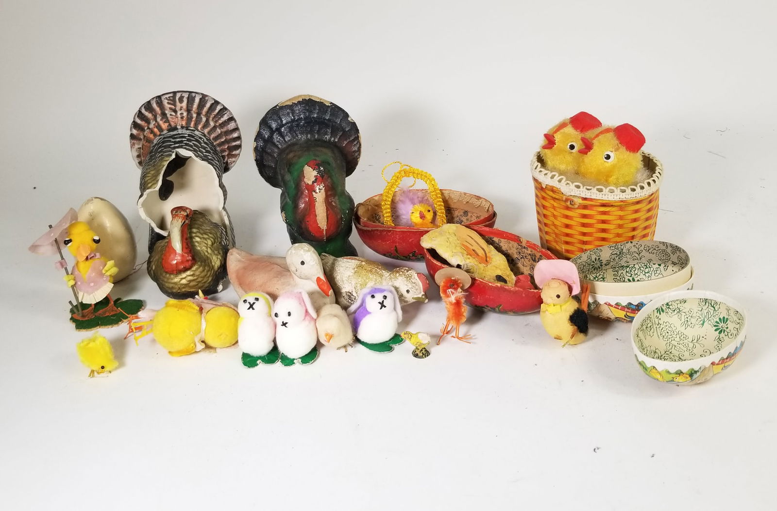Antique & Vintage Assortment ft. Early German Paper Mache Egg (1 of 4)