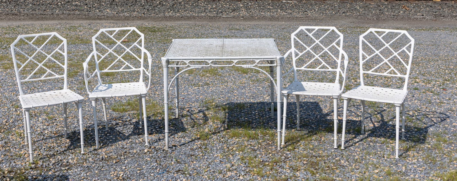 Five Piece Outdoor Bamboo Motif Set (1 of 4)