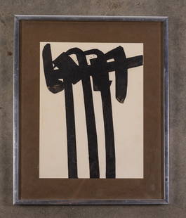 Pierre SOULAGES (1919-2022) LITHOGRAPHIE 28, 1970: Pierre SOULAGES (1919-2022) LITHOGRAPHIE 28, 1970Size17" x 14"Literature Brooks Auction is not responsible for outbids. Questions? Call the office at (856) 694-2960 or email us directly at