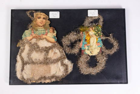 Antique Victorian Scrap Paper & Tinsel Holiday Decorations: Antique Victorian Scrap Paper & Tinsel Holiday DecorationsSize11" x 17"Literature Brooks Auction is not responsible for outbids. Questions? Call the office at (856) 694-2960 or email us directly at