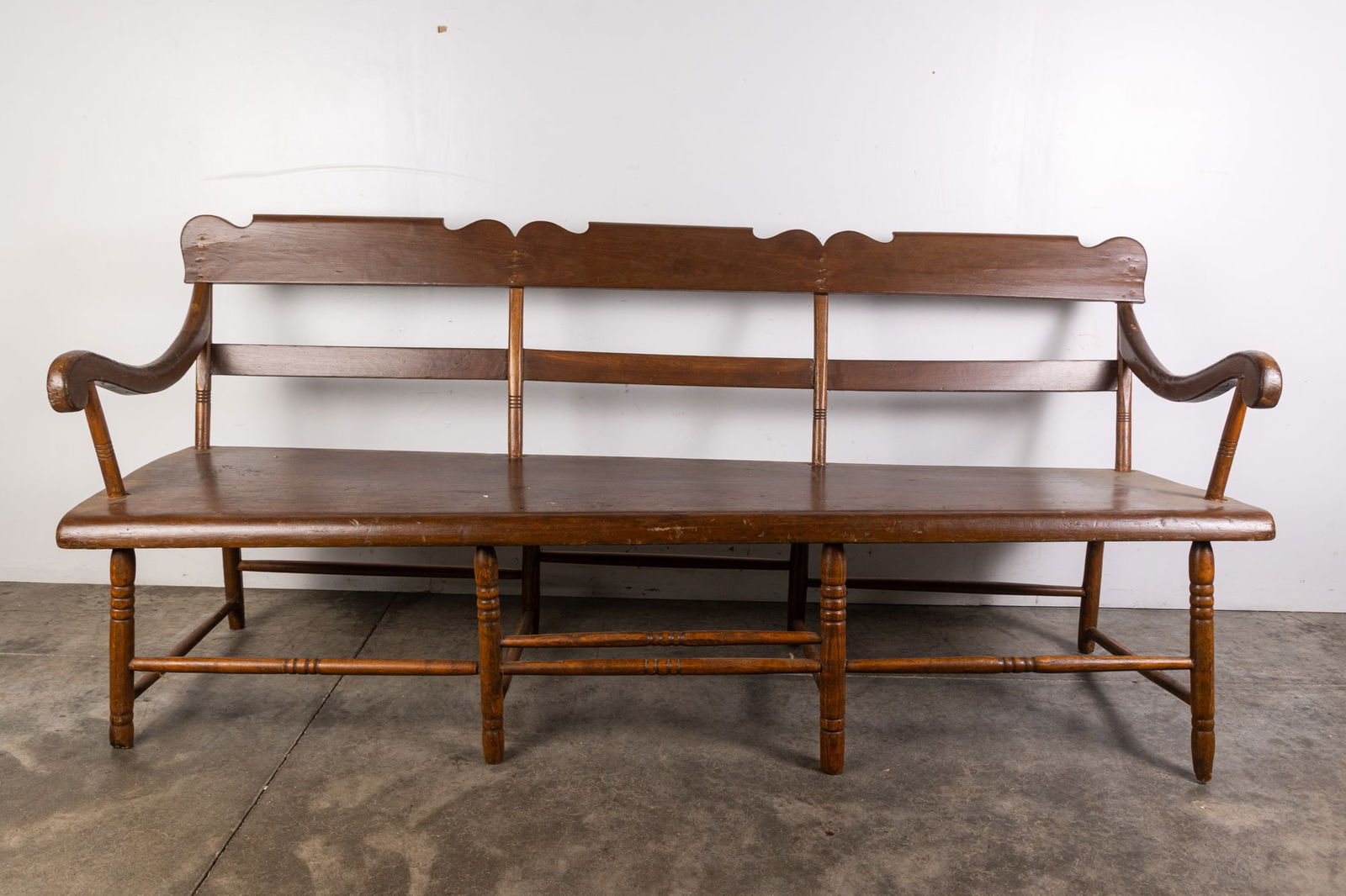 Antique Wooden Deacon's Bench (1 of 4)