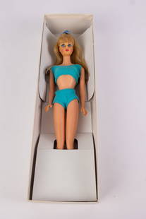 #1592 Twinkle Town Gift Set #1190 Barbie Blonde Straight-Leg Doll Sears (1969): #1592 Twinkle Town Gift Set #1190 Barbie Blonde Straight-Leg Doll Sears (1969) Size 13" x 4" x 3" Literature  Brooks Auction is not responsible for outbids. Questions? Call the office at (856) 694-29