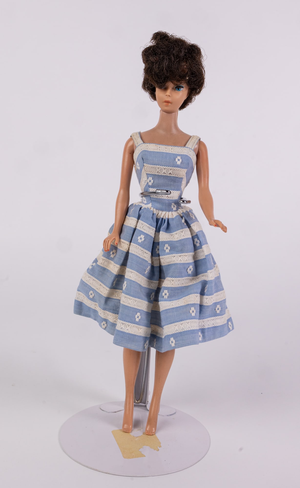 Mattel Brunette Bubblecut Barbie Wearing Suburban Shopper: Mattel Brunette Bubblecut Barbie Wearing Suburban Shopper Size 12" H Literature Brooks Auction is not responsible for outbids. Questions? Call the office at (856) 694-2960 or email us directly at in