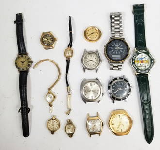 Vintage Wrist Watches Featuring Nike Sport Watch: Vintage Wrist Watches Featuring Nike Sport Watch: Belforte - Vulcain - Cronel - Gruen - Hamilton - Fossil - Bulova - and more Literature Brooks Auction is not responsible for outbids. Questions? Call