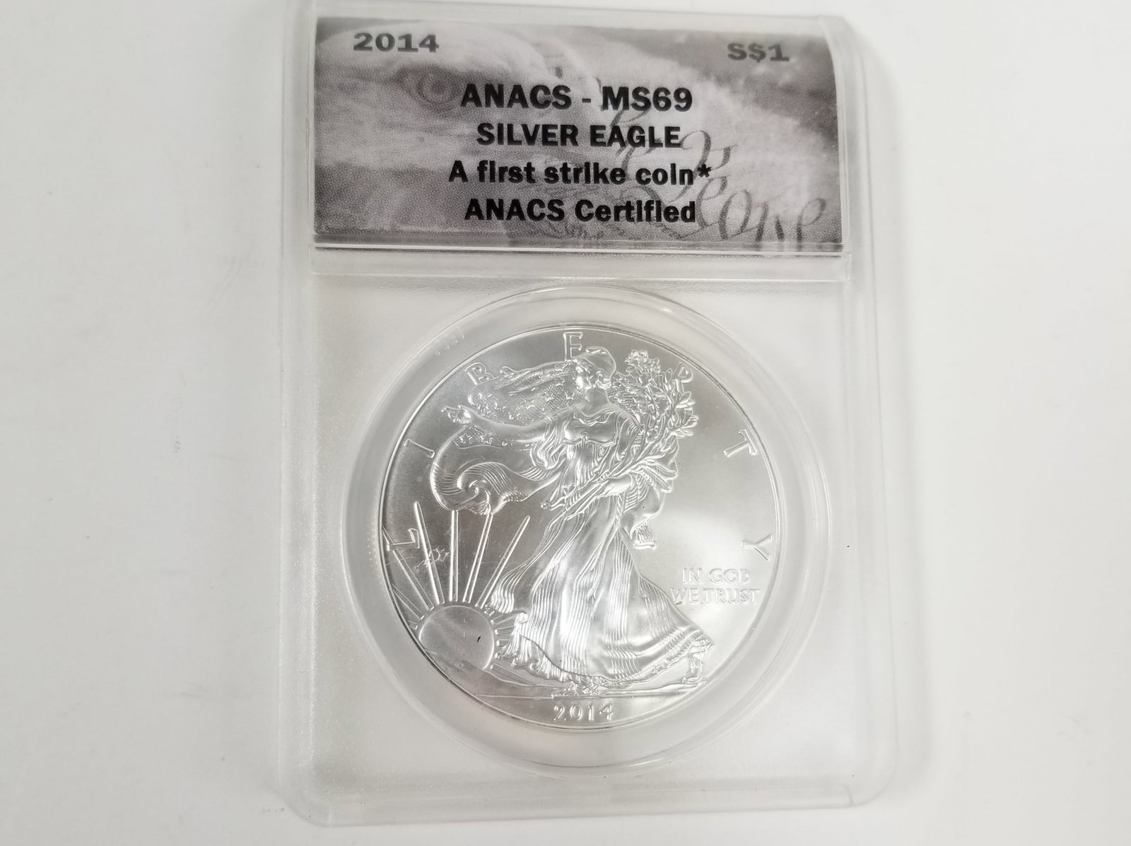 2014 American Silver Eagle ANACS MS 69 (1 of 3)
