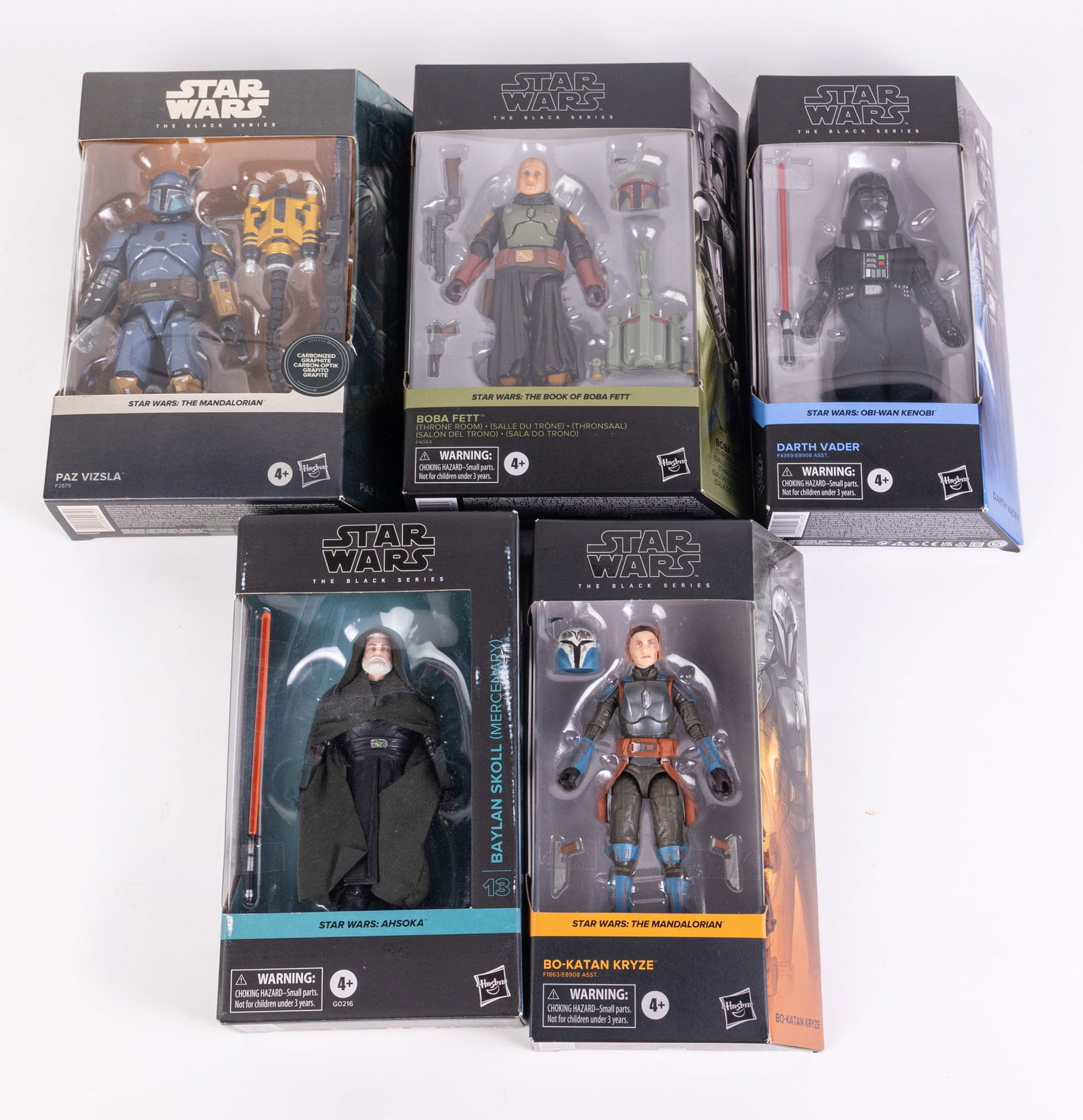 Five Star Wars: The Black Series NIB Action Figures (1 of 3)