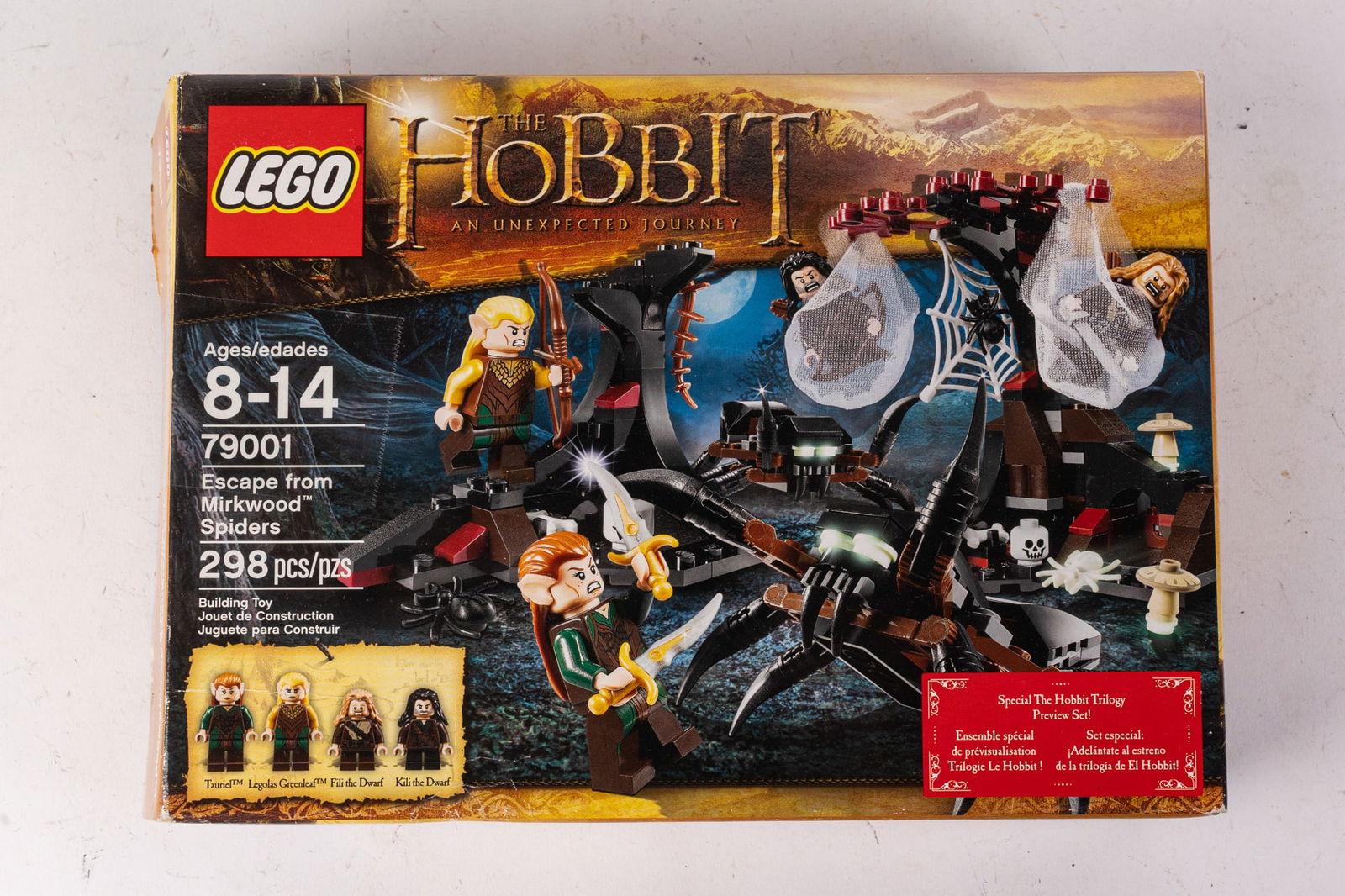 Lego The Hobbit Escape from Mirkwood Spiders As Is: Lego The Hobbit Escape from Mirkwood Spiders As Is, 79001, incomplete set Literature Brooks Auction is not responsible for outbids. Questions? Call the office at (856) 694-2960 or email us directly a