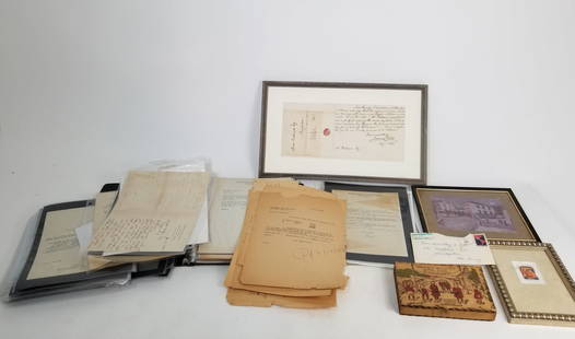 Lot of Assorted Ephemera: Lot of Assorted Ephemera Size 7" x 12" x 12" Literature  Brooks Auction is not responsible for outbids. Questions? Call the office at (856) 694-2960 or email us directly at info@brooks.auction.