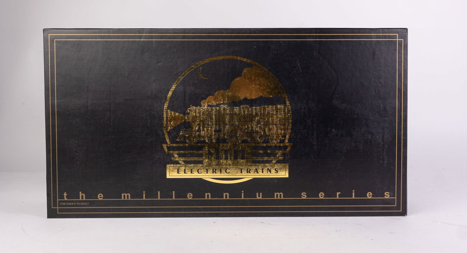 MTH "The Millenium Series" J1e Steam Locomotive NIB: MTH "The Millenium Series" J1e Steam Locomotive NIB, in original box and packaging. excellent condition Size 13" x 24" x 6" Literature Brooks Auction is not responsible for outbids. Questions? Call