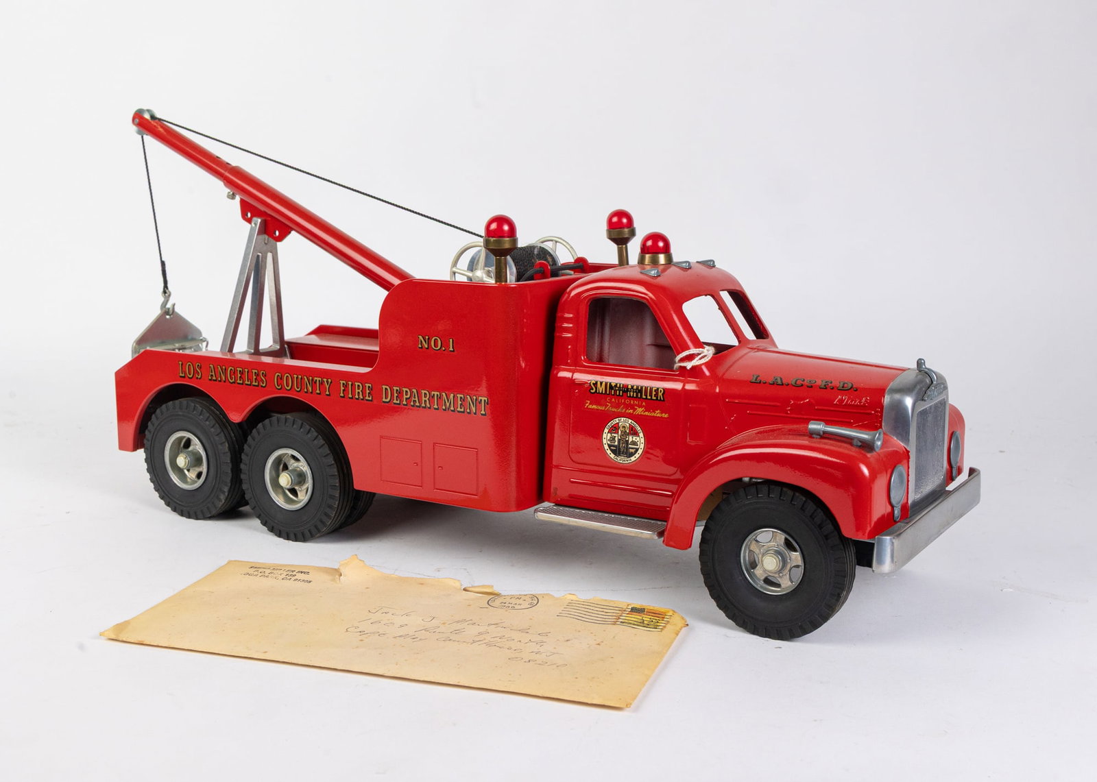 Smith-Miller (Los Angeles, California), Diecast L.A.Co F.D. #5 Fire Engine, Limited Edition 81/175 (1 of 15)